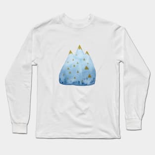 Blue Mountains Watercolour Long Sleeve T-Shirt